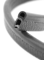 DO10 - Profilo proteggi bordo PVC/EPDM con guarnizione superiore in gomma - intervallo di serraggio 1-2 mm
