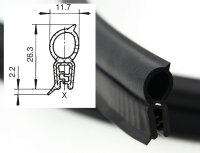 DO11 - EPDM Kantenschutz Dichtungs Profil Gummi Dichtung...