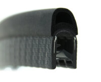 DO12 - Profil ochronny krawędzi PVC/EPDM z górną uszczelką gumową - zakres zacisku 2-5 mm