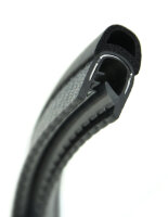 DO12 - Profil ochronny krawędzi PVC/EPDM z górną uszczelką gumową - zakres zacisku 2-5 mm