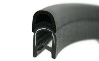 DO12 - Profil ochronny krawędzi PVC/EPDM z górną uszczelką gumową - zakres zacisku 2-5 mm