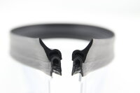 DO17 - Profilo proteggi bordo PVC/EPDM con guarnizione superiore in gomma - intervallo di serraggio 1,5-3,5 mm