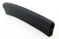 DO18 - Profilo proteggi bordo EPDM con guarnizione superiore in gomma - intervallo di serraggio 1,5-3 mm