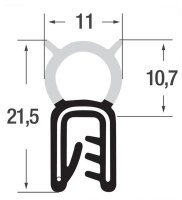 DO19 - NBR Kantenschutz Dichtungs Profil Gummi Dichtung...