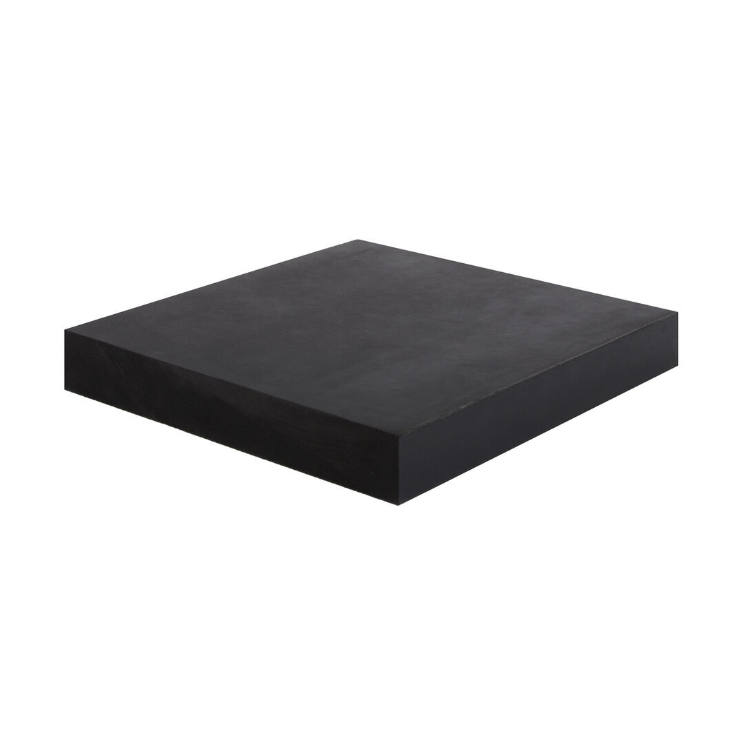 Produktbild von Elastische Polyurethan-Gummiplatte 10 Mm – 100 X 200 Mm, öl- & Abriebfest, Dämpfend, Härte 75-80A, In Schwarz – Ideal Für Industrie & Handwerk