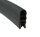 DO24 - 50 metrów - Profil ochronny krawędzi EPDM z górną uszczelką gumową - zakres zacisku 3-4 mm