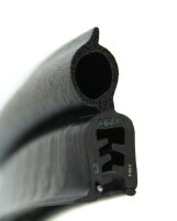DO26 - Perfil protector de bordes EPDM con junta superior de goma - rango de sujeción 1,5-3,5 mm