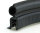 DO26 - Perfil protector de bordes EPDM con junta superior de goma - rango de sujeción 1,5-3,5 mm