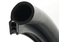 DO28 - EPDM edge protection sealing profile rubber top seal - clamping range 2-3 mm