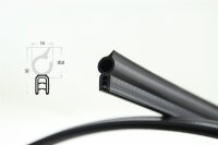 DO30 - EPDM Kantenschutz Dichtungs Profil Gummi Dichtung...