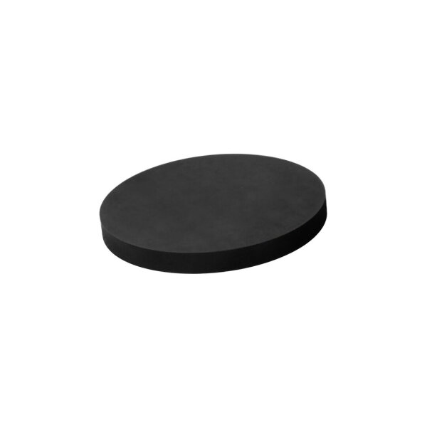 GS200x15 podkładka gumowa Ø 200mm D=15mm materiał SBR bez otworu