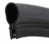 DO33 - PVC/ EPDM Kantenschutz Dichtungs Profil Gummi Dichtung oben - Klemmbereich 2 - 4 mm