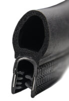 DO4 - PVC/ EPDM Kantenschutz Dichtungs Profil Gummi Dichtung oben - Klemmbereich 2 - 4 mm