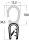 DO4 - PVC/ EPDM Kantenschutz Dichtungs Profil Gummi Dichtung oben - Klemmbereich 2 - 4 mm