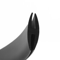 H1 - H-Profil EPDM schwarz Vollgummi H-Profil Dichtung Gummiprofil Dichtungsprofile H-Form H-förmig