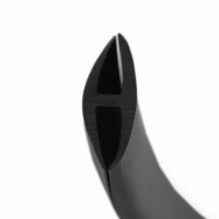 H2 - H-Profil EPDM schwarz Vollgummi H-Profil Dichtung Gummiprofil Dichtungsprofile H-Form H-förmig