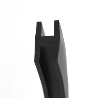 H6 - H-Profil EPDM schwarz Vollgummi H-Profil Dichtung Gummiprofil Dichtungsprofile H-Form H-förmig