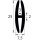 H7 - H-Profil EPDM schwarz Vollgummi H-Profil Dichtung Gummiprofil Dichtungsprofile H-Form H-förmig