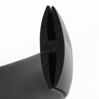 H8 - H-Profil EPDM schwarz Vollgummi H-Profil Dichtung Gummiprofil Dichtungsprofile H-Form H-förmig