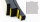 K-VKP25x25 (VPE 25 meter) EPDM-schuimrubber - vierkant profiel zelfklevend rubber profiel, profielrubber