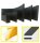 K-VKP2x20-VG - (VPE 1x10 Meter) - Vollgummi EPDM - Vierkantprofil 2x20 mm Gummiprofil, Rechteck