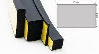 K-VKP6x10 (VE 100 Meter) Moosgummi EPDM - Vierkantprofil...