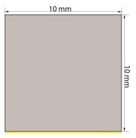 ZKS10x10 cellular rubber strip 10x10 mm, self-adhesive