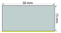 Bande en caoutchouc cellulaire ZKS15x30 15x30 mm...
