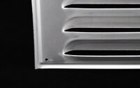 KB-250x115mm Kiemenblech ALU Alu eloxiert Lüftungsblech Kiemenlüfter Lüftungsgitter