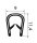 KS-S2-4S Edge Protection Profile Black Clamping Range 2-4 mm Dimensions 11.4x9 mm