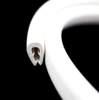 KS-TPE3-5W edge protection profile white TPE clamping range 3-5 mm dimensions 17x12 mm