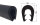 KS-TPE5-8S Kantenschutzprofil schwarz TPE Klemmbereich 5-8 mm Maße 21x16 mm
