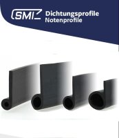 KS-TPE5-8W edge protection profile white TPE clamping range 5-8 mm dimensions 21x16 mm