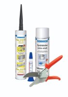 KS-TPE5-8W edge protection profile white TPE clamping range 5-8 mm dimensions 21x16 mm