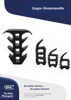 KS-TPE5-8W edge protection profile white TPE clamping range 5-8 mm dimensions 21x16 mm