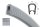 KS0-1G Kantenschutzprofil Kantenschutz grau PVC Klemmbereich 0,5 - 1 mm Maße 8x5,8 mm
