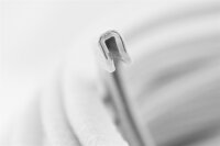 KS0-1HG edge protection profile edge protection light grey PVC clamping range 0.5 - 1 mm dimensions 8x5.8 mm