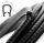 KS0-1S-NIRO edge protection profile edge protection black PVC stainless steel insert for 0.5-1.5 mm dimensions 5.5x8 mm