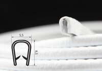 KS0-1W Kantenschutzprofil Kantenschutz weiß Weich...