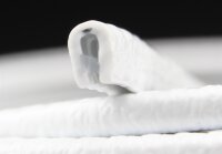 KS0-1W Profil de protection de bord Protection de bord blanc PVC souple Plage de serrage 0,5-1 mm Dimensions 8x5,8 mm