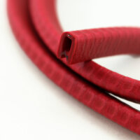 KS1-2RR Kantenschutzprofil Rubinrot Klemmbereich 1-2 mm Maße 9,5x6,5 mm