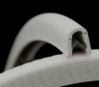 KS1-4HG profilo di protezione dei bordi grigio simile a RAL 7035 grigio chiaro intervallo di serraggio 1-4 mm dimensioni 14,5x10 mm