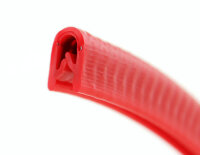 KS1-4RG Kantenschutzprofil Rot glänzend ähnlich RAL 3000 Klemmbereich 1-4 mm Maße 14,5x10 mm