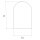 DP29 SIL mousse de silicone profil D semi-rond 12x17 mm joint en caoutchouc, joint de porte