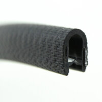 KS1-4S-M profilé de protection de bord noir mat plage de serrage 1–4 mm dimensions 14,5x10 mm