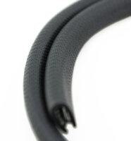 KS1-4S-M profilé de protection de bord noir mat plage de serrage 1–4 mm dimensions 14,5x10 mm