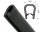 KS1-4S-M profilé de protection de bord noir mat plage de serrage 1–4 mm dimensions 14,5x10 mm