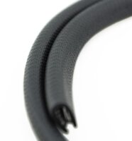 KS1-4S-NIRO Randbeschermingsprofiel Zwart niet roestend 1-4 mm Afmetingen 14,5x10 mm