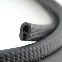 KS1-4S-POM Kantenschutzprofil NICHT ROSTEND Schwarz Klemmbereich 1-4 mm Maße 10x14,5 mm