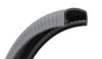 KS17-19S profil ochronny krawędzi czarny zakres zacisku 17-19 mm wymiary 27,5x16,5 mm